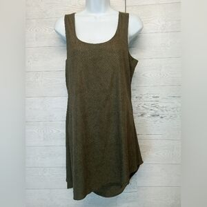 Toad & Co Size Medium Green Women's‎ Whirlwind Eco SPF 40+ Tank Dress NWT